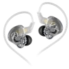 Навушники для аудіофілів KZ Audio Dawn CRYSTAL MIC silver cable