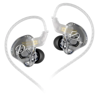 Фото KZ Audio Dawn CRYSTAL MIC silver cable