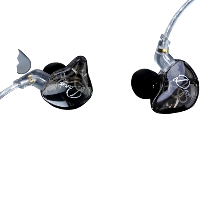 Фото №3 Навушники для аудіофілів KZ Audio Dawn CRYSTAL MIC silver cable
