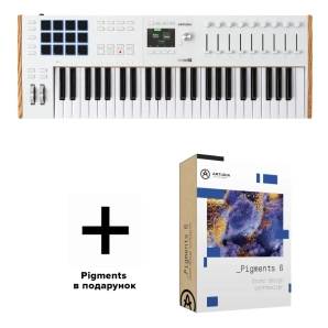 Фото Arturia KeyLab 49 mk3 White + Arturia Pigments 6 Фото Arturia KeyLab 49 mk3 White + Arturia Pigments 6