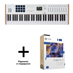 Фото Arturia KeyLab 61 mk3 White + Arturia Pigments 6 