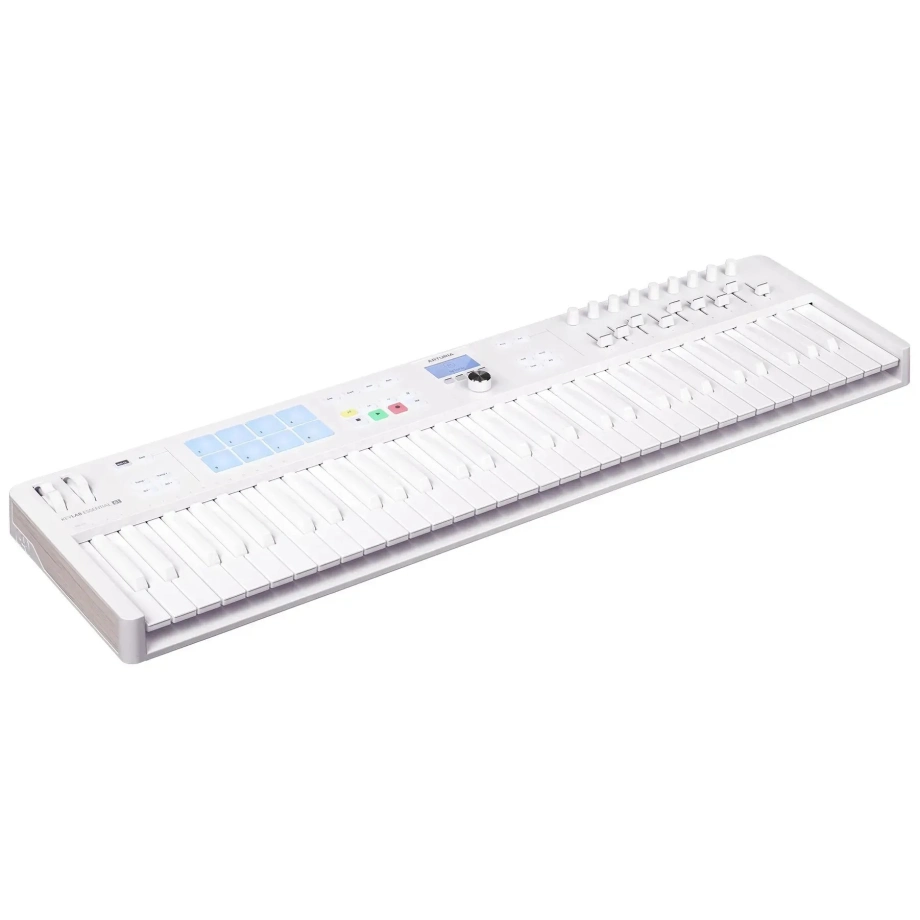 Фото №2 Midi-клавиатура Arturia KeyLab Essential 61 mk3 Alpine White Special Edition