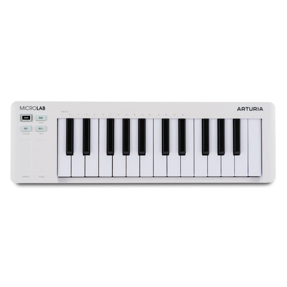 Фото №2 Midi-клавиатура Arturia MicroLab Mk3 White + Analog Lab V