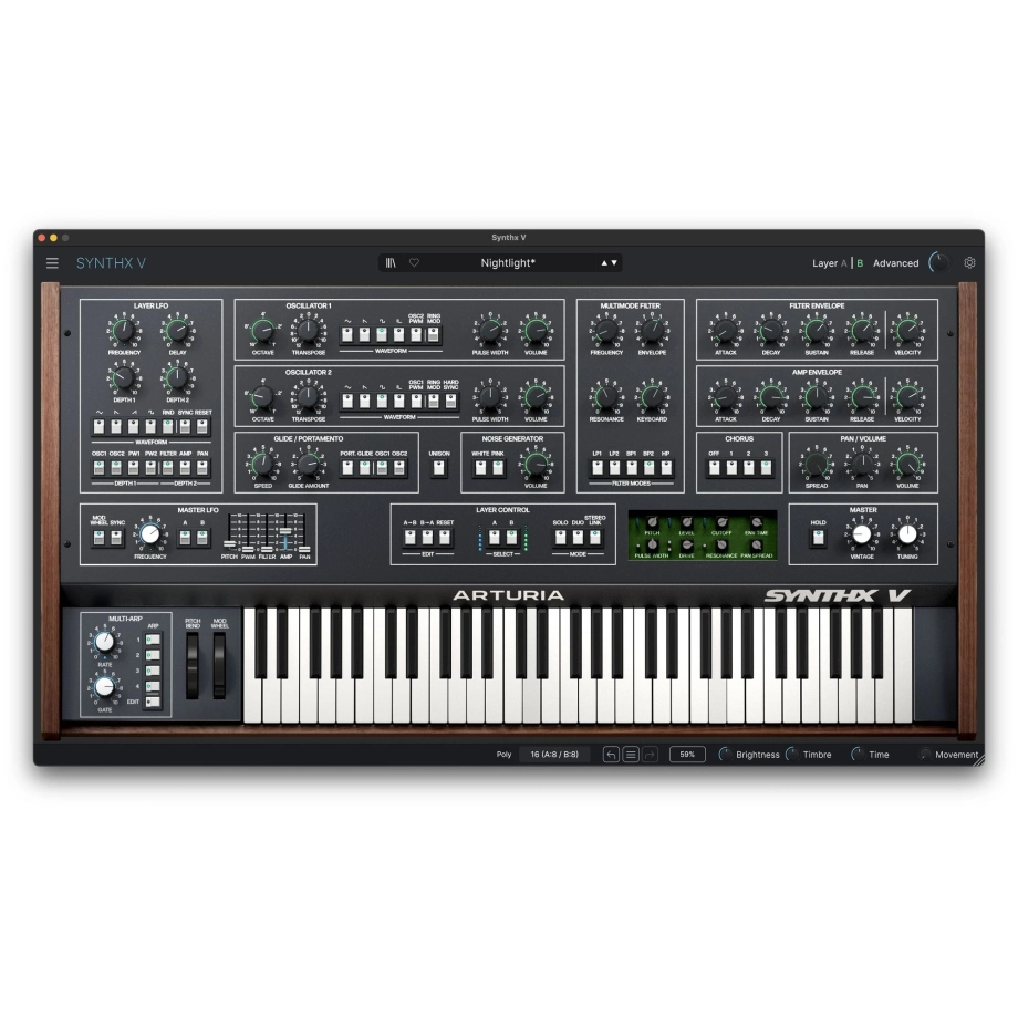 Фото №2 Синтезатор Arturia Synthx V