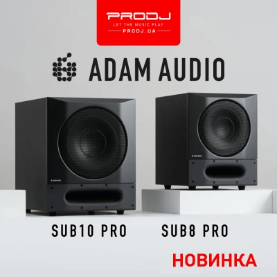 Новинка от ADAM Audio — Sub8 PRO и Sub10 PRO!