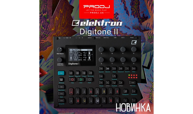 Новий синтезатор Digitone II від Elektron!