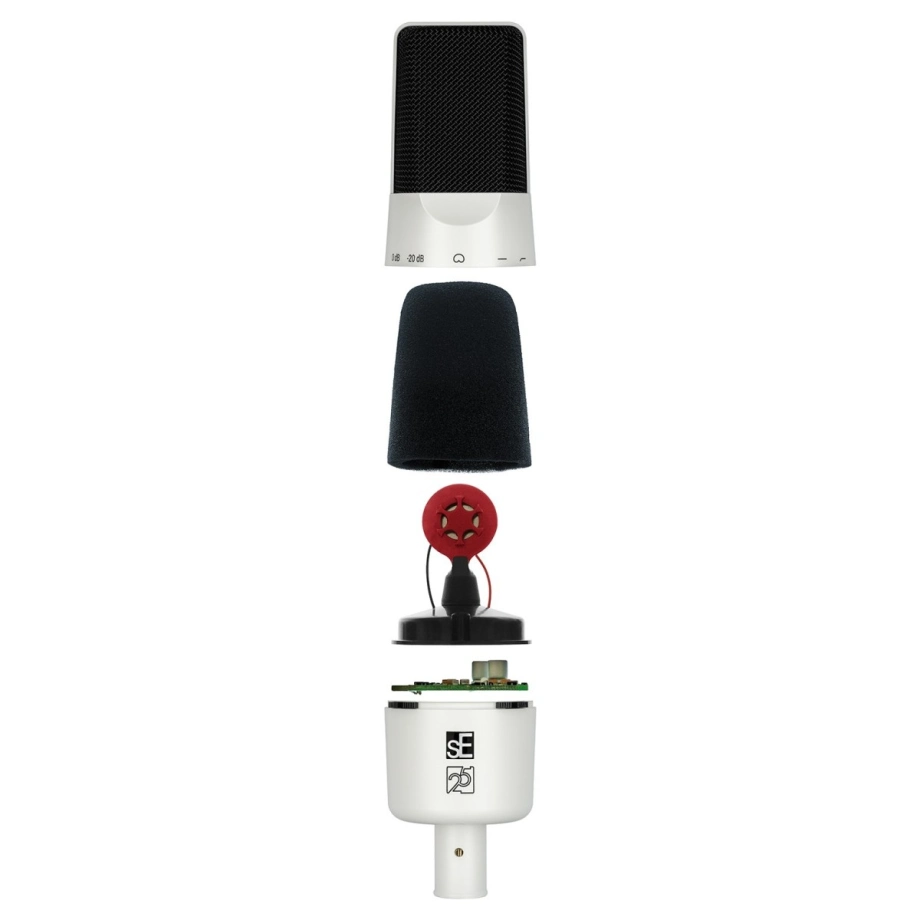 Фото №4 Студійний мікрофон sE Electronics X1 A 2C White 25th Anniversary Edition