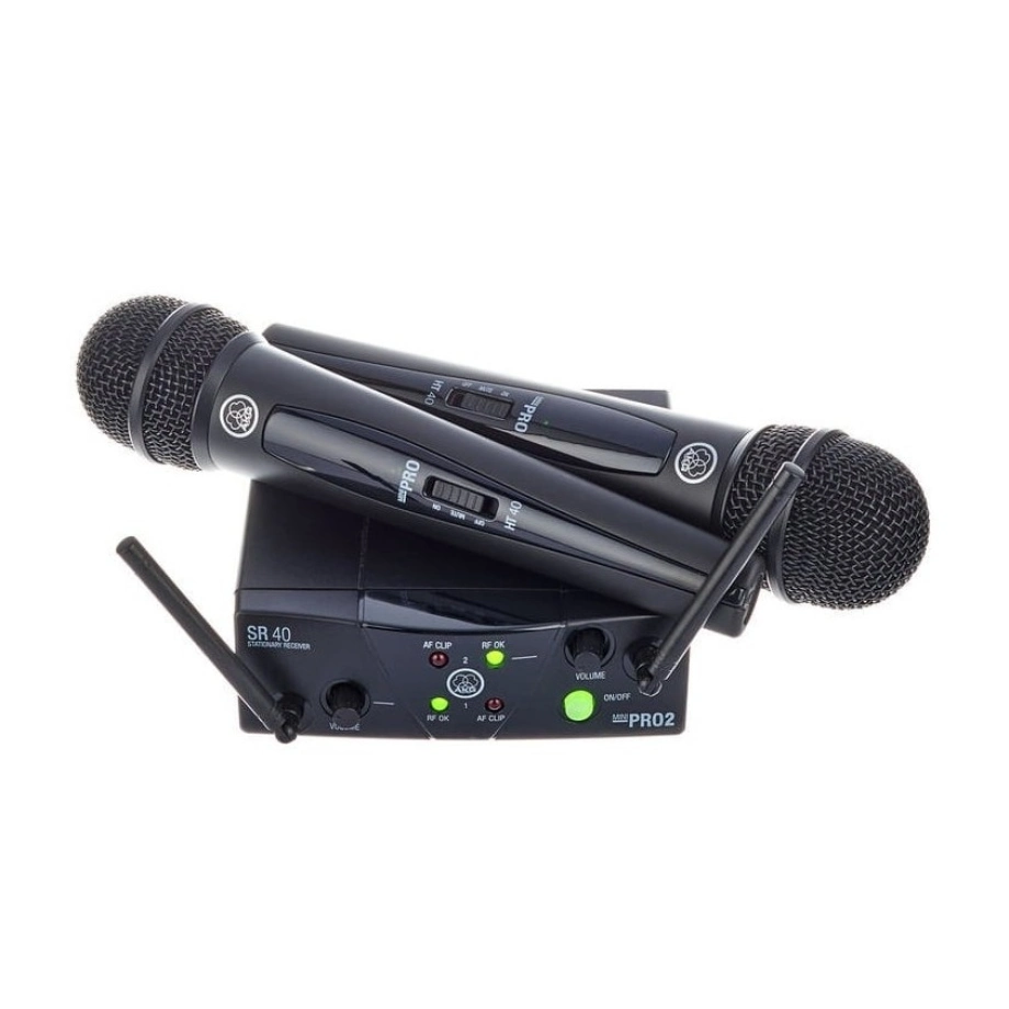 Фото №2 Бездротовий мікрофон AKG WMS 40 Mini 2 Vocal Set Dual