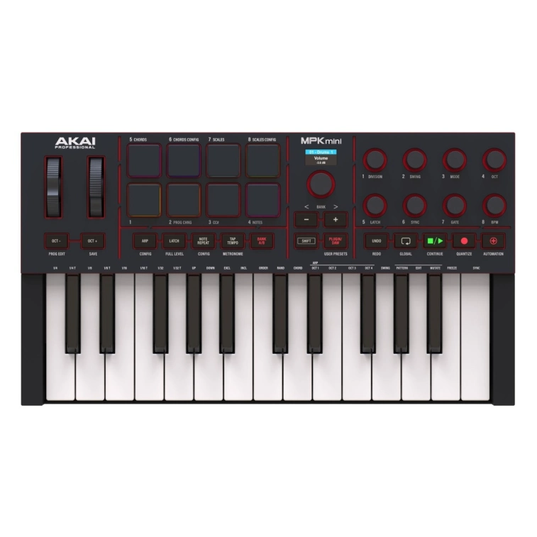 Фото №1 Midi-клавиатура Akai MPK Mini IV Black
