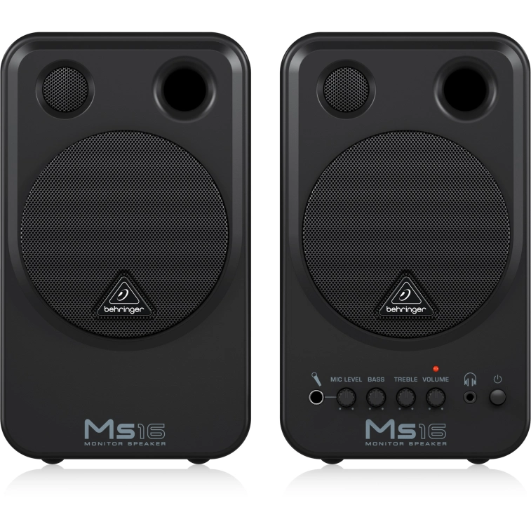希少レア未使用新品 Behringer MS16 スタジオモニタースピーカー Купить студийный монитор Behringer MS16 в интернет-магазине PRODJ