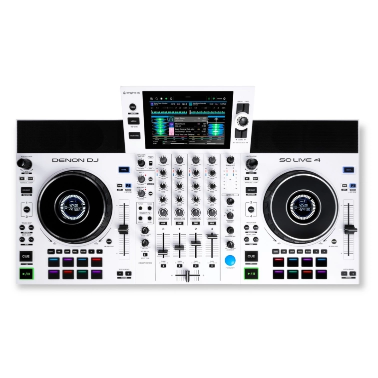 Фото №1 DJ-контролер Denon DJ SC LIVE 4 White Фото №1 DJ-контролер Denon DJ SC LIVE 4 White