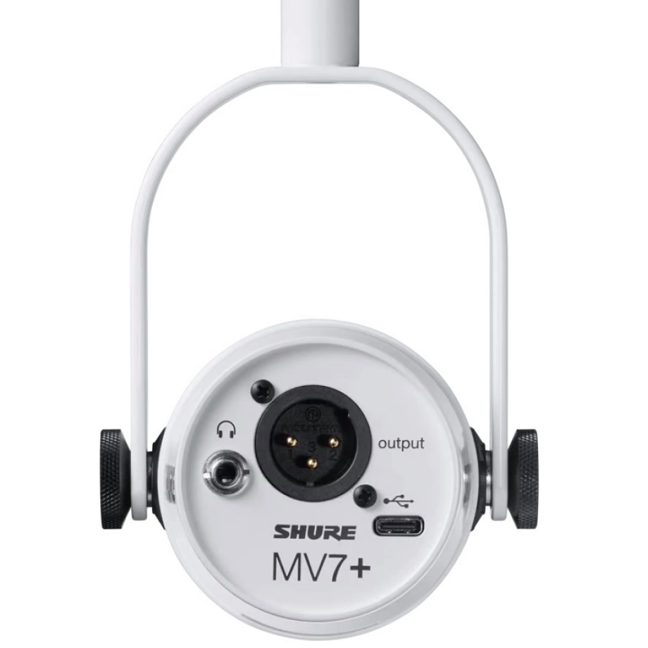 Фото №4 Студійний мікрофон Shure MV7+ White