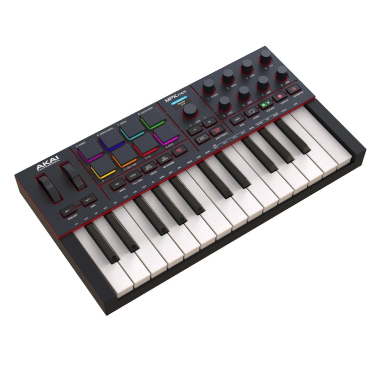 AKAI MPK mini Focusrite セット Купить midi-клавиатуру Akai MPK Mini IV Black в интернет-магазине
