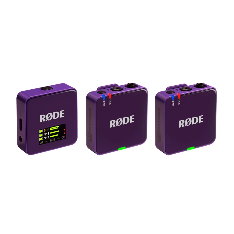 Фото №1 Бездротовий мікрофон Rode Wireless Go Gen 3 Purple Фото №1 Бездротовий мікрофон Rode Wireless Go Gen 3 Purple
