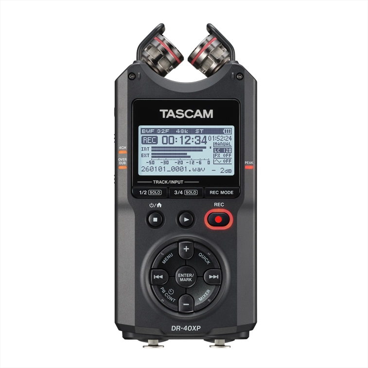 Купить рекордер, аудиоконвертор Tascam DR-40XP в интернет-магазине
