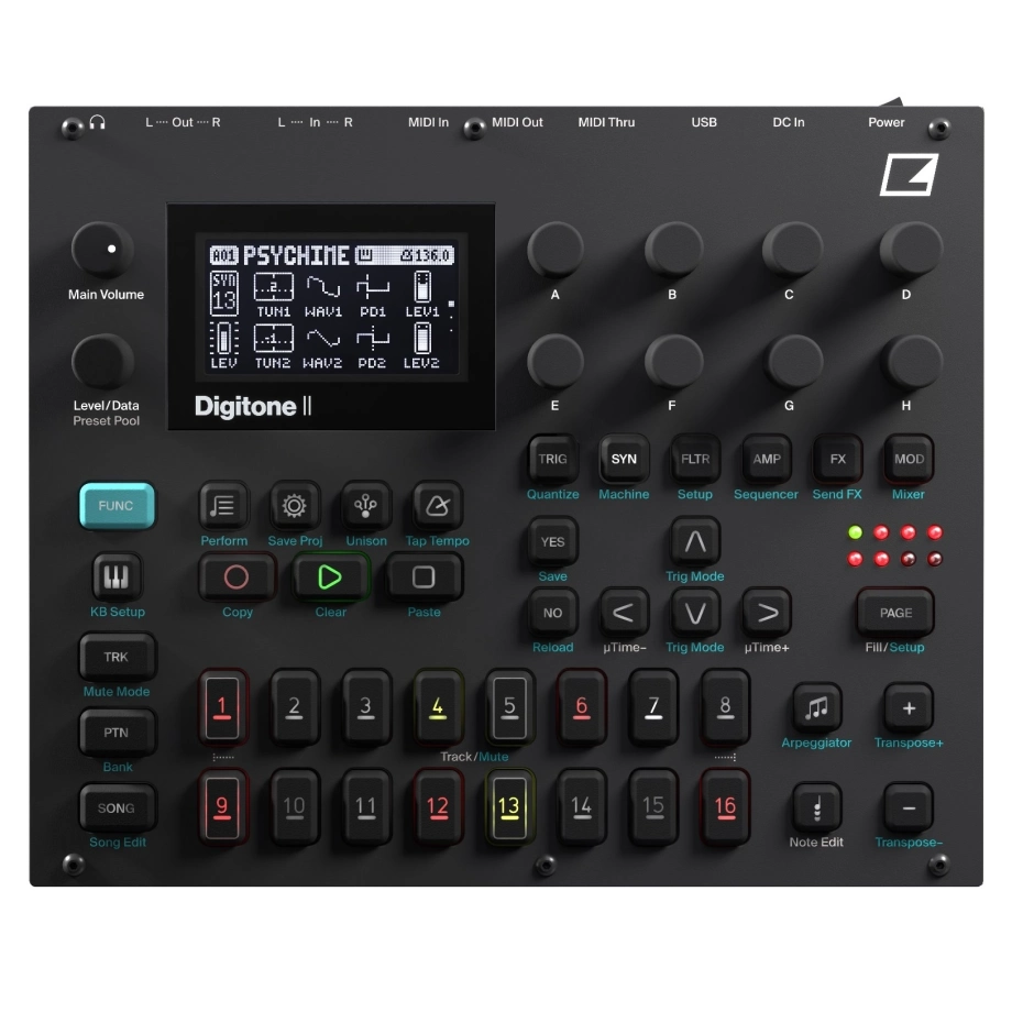 鍵盤楽器 Elektron Digitone Купить синтезатор и рабочую станцию Elektron Digitone II в