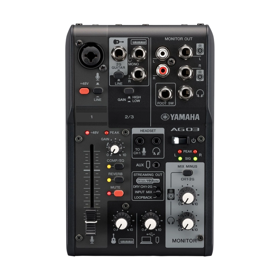Фото №2 Рішення для запису музики та голосу Yamaha AG03MK2 LSPK USB Loopback Live Streaming Kit