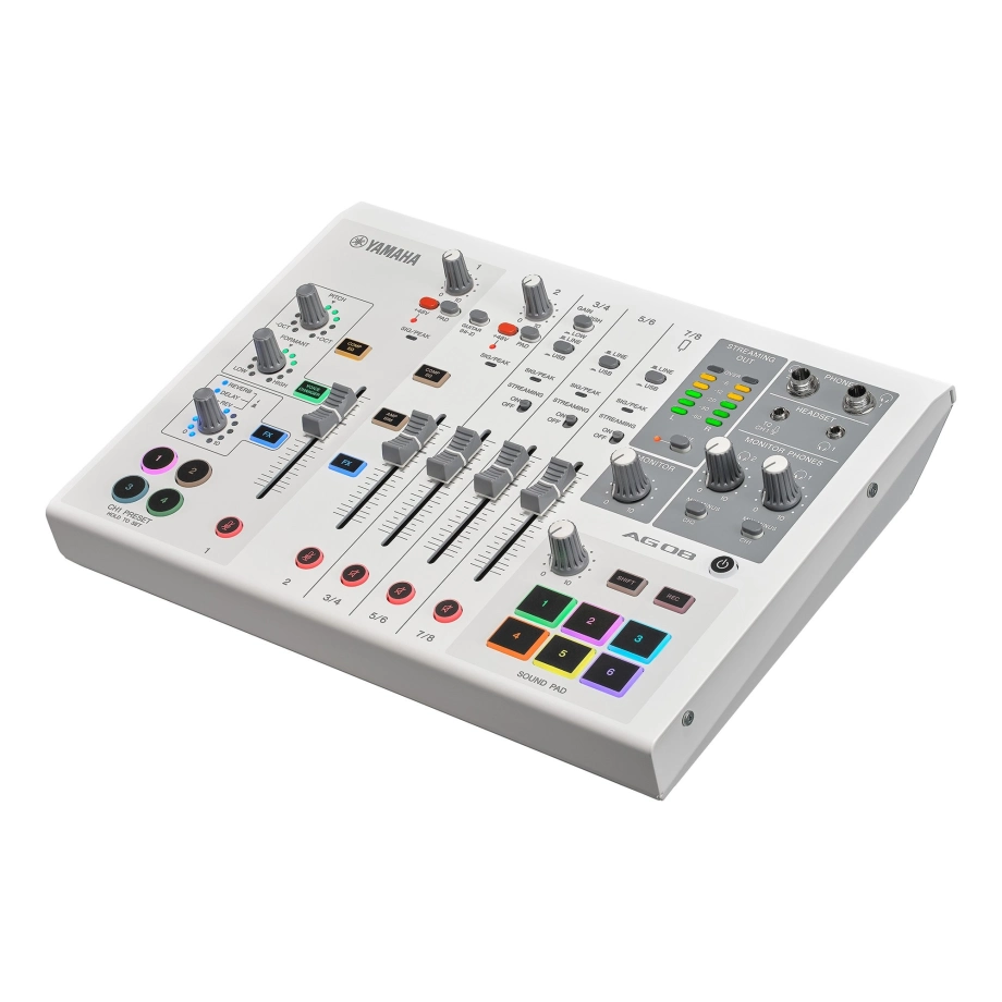 Фото №2 Мікшерний пульт Yamaha AG08 White