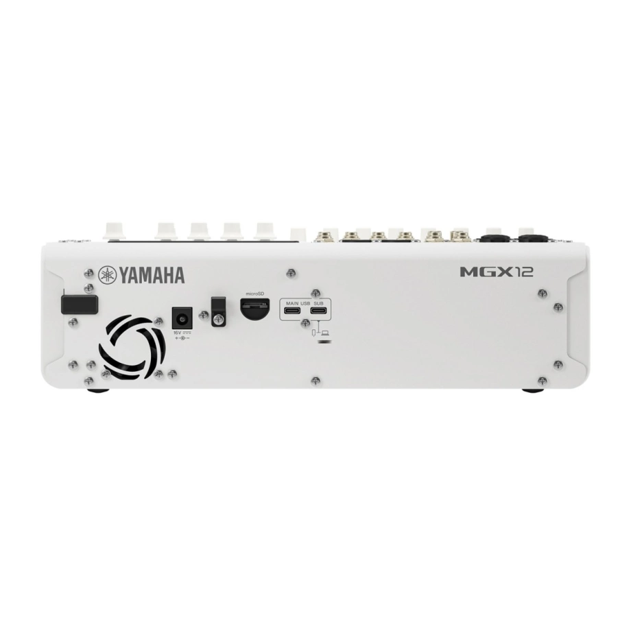 Фото №5 Мікшерний пульт Yamaha MGX12 White