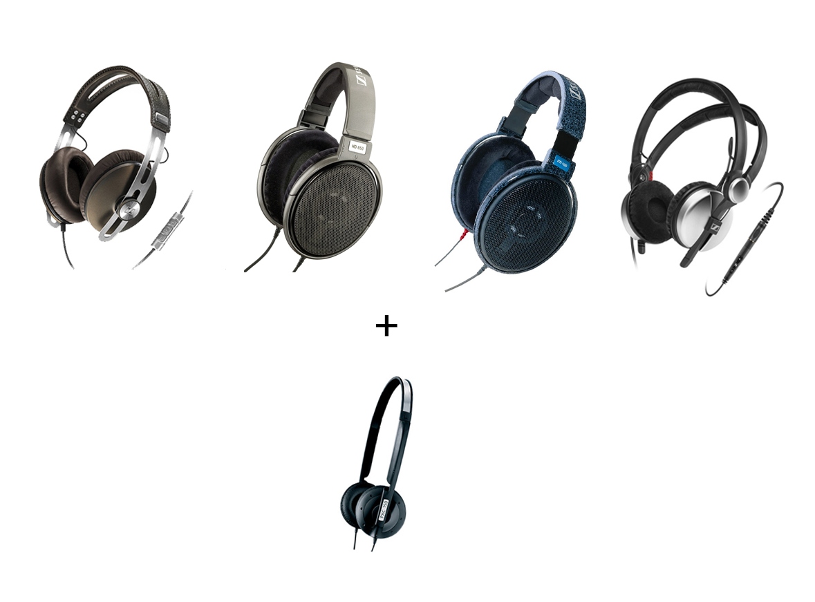 Sennheiser HD 600, Sennheiser HD 650, Sennheiser Amperior Silver, Sennheiser Momentum,  PXC 150