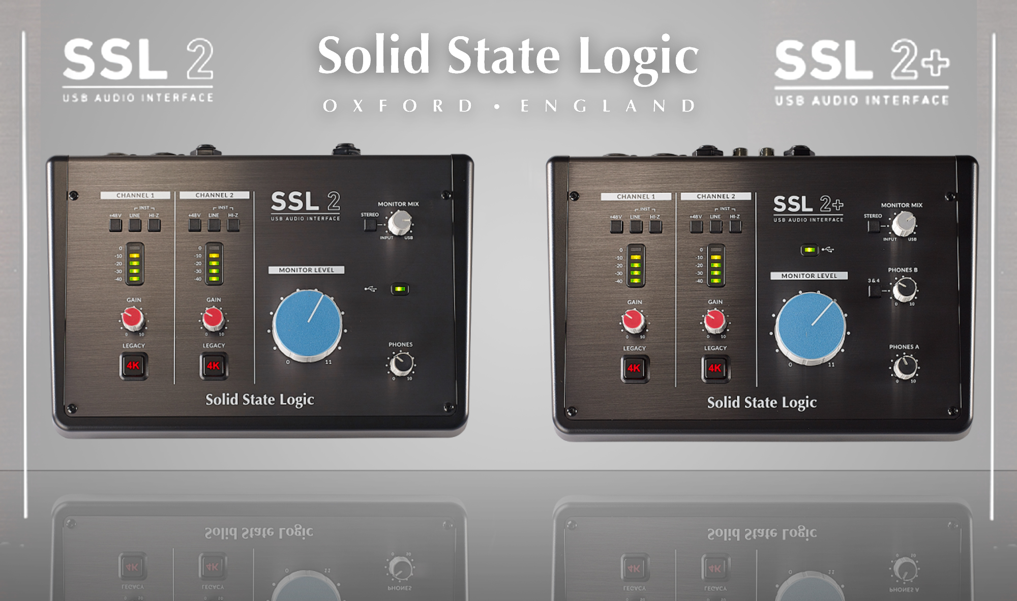 SSL2+ і SSL2 — компактні аудіоінтерфейси з вражаючими характеристиками